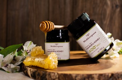 miód manuka, Wedderspoon, 400, mgo, 500g